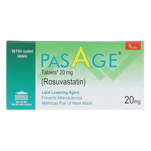 Picture of Pasage 20mg Tab 10x1s