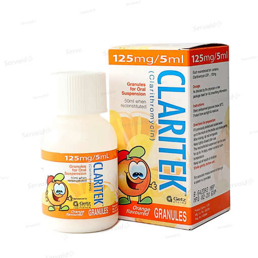 Picture of Claritek 125mg Syp